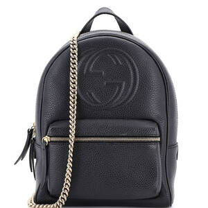 Gucci Soho Chain Backpack Leather #226624G98B